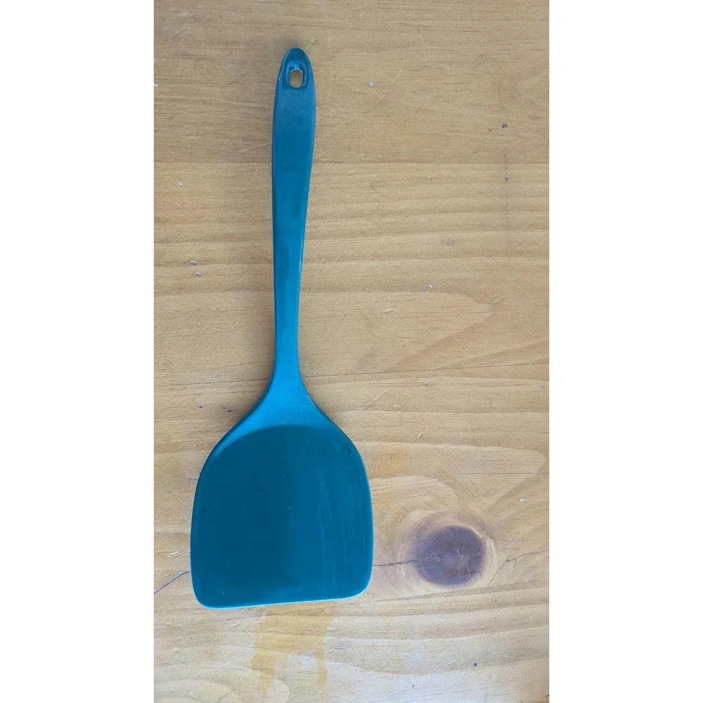 EKCO Vintage Teal Green Nylon‎ Spatula Turner Solid Kitchen Utensil 11.5 Inch